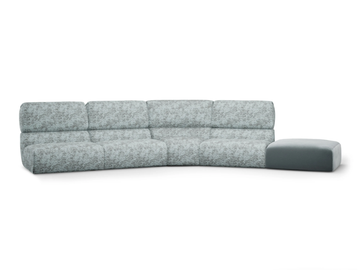 MOMENTO - Modular fabric sofa by Natuzzi Italia - view 2